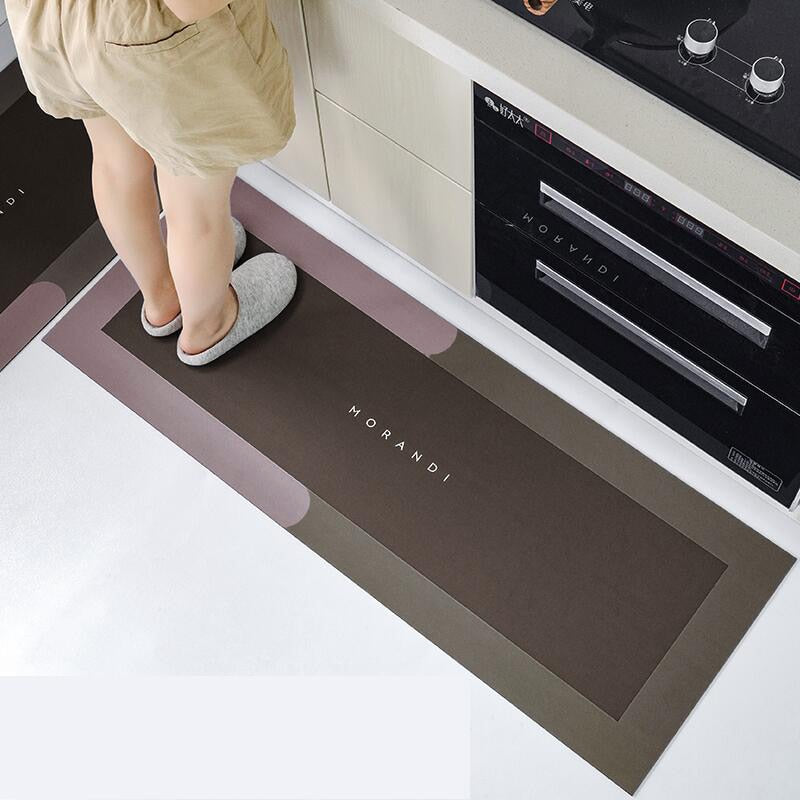 Super Absorbent Kitchen Mat Non-slip Kitchen Rug Quick Drying Bathroom Floor Mat Entrance Doormat Rubber Bottom Rug Toilet Mats