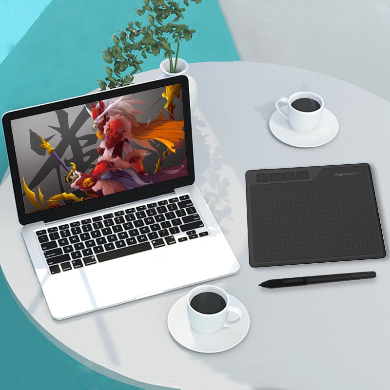 GAOMON S620 6.5 x 4" Digital Graphic Tablet for Drawing Painting&amp;Game OSU, 8192 Level Pen Tablet Support Android/Windows/Mac OS