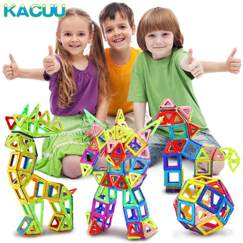 184pcs-110pcs Mini Magnetic Designer Construction Set Model &amp; Building Toy Plastic Magnetic Blocks Educational Toys For Kids Gif