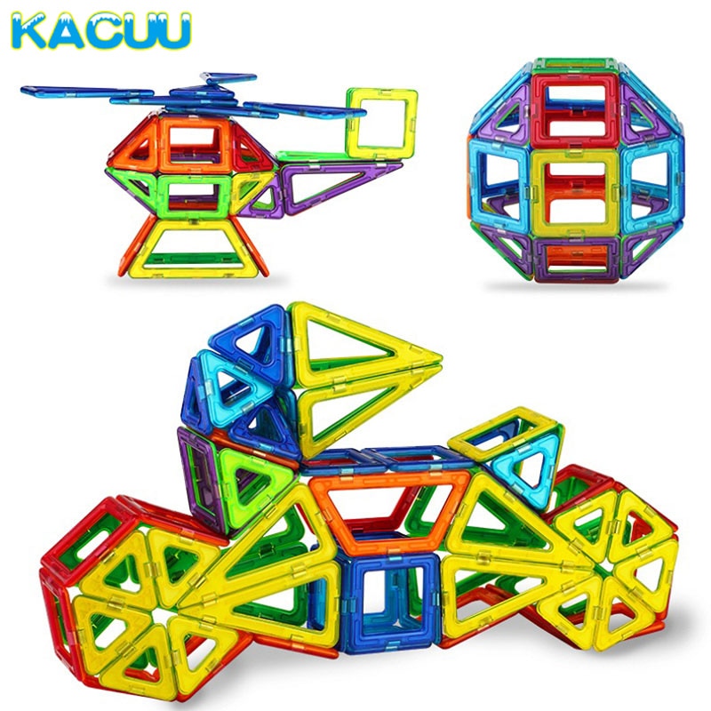 184pcs-110pcs Mini Magnetic Designer Construction Set Model &amp; Building Toy Plastic Magnetic Blocks Educational Toys For Kids Gif