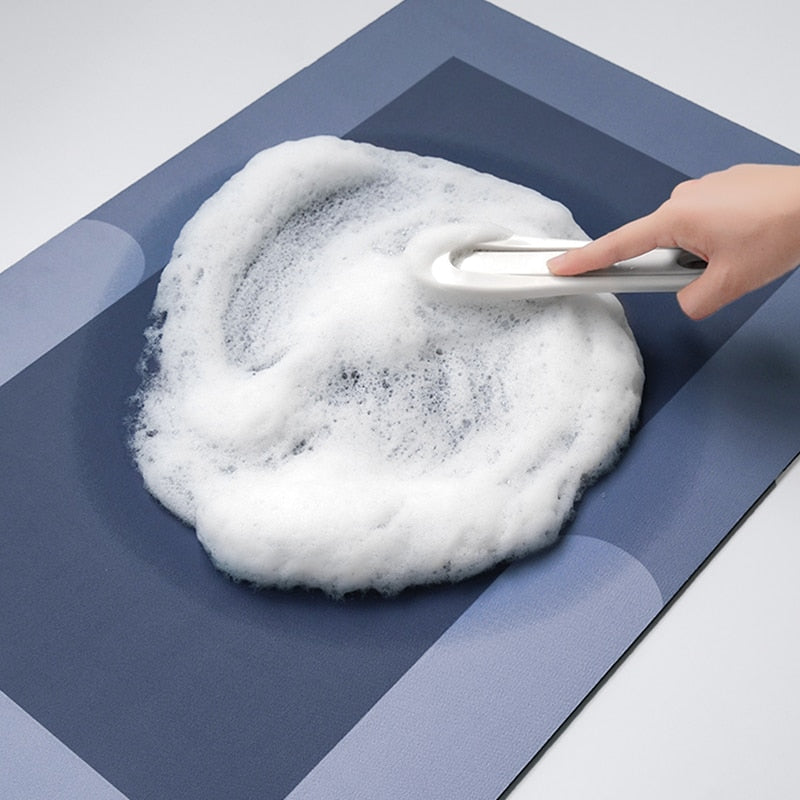 Super Absorbent Kitchen Mat Non-slip Kitchen Rug Quick Drying Bathroom Floor Mat Entrance Doormat Rubber Bottom Rug Toilet Mats