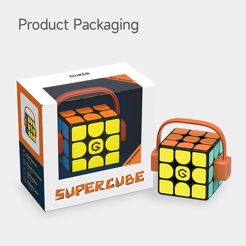 GiiKER Electronic Bluetooth Speed Cube Real-time Connected STEM Smart Cube 3x3 Companion App Support Online Battle with Cubers